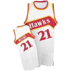 Dominique Wilkins Atlanta Hawks Men's Authentic Throwback Jersey - White