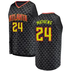 Garrison Mathews Atlanta Hawks Men's Fast Break Jersey - Icon Edition - Black
