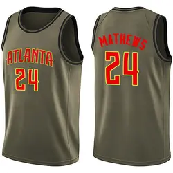 Garrison Mathews Atlanta Hawks Men's Swingman Salute to Service Jersey - Green