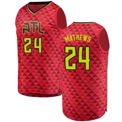 Garrison Mathews Atlanta Hawks Youth Fast Break Jersey - Statement Edition - Red